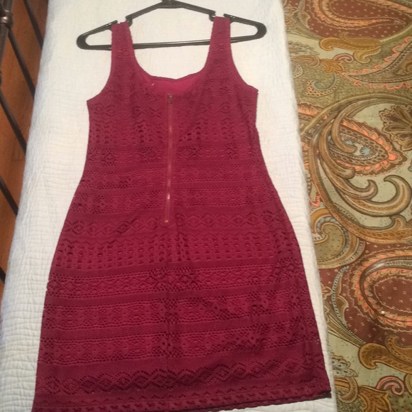 Garage BodyCon Dress in Wine - M - Picture 2 of 4